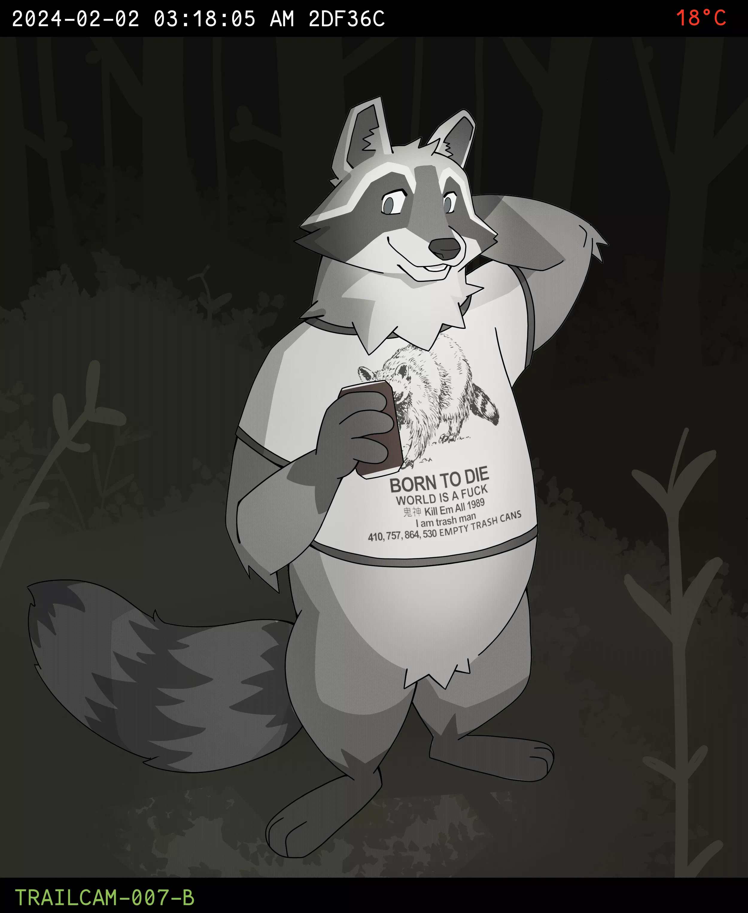 caught this guy on my trail cam, should i be worried?