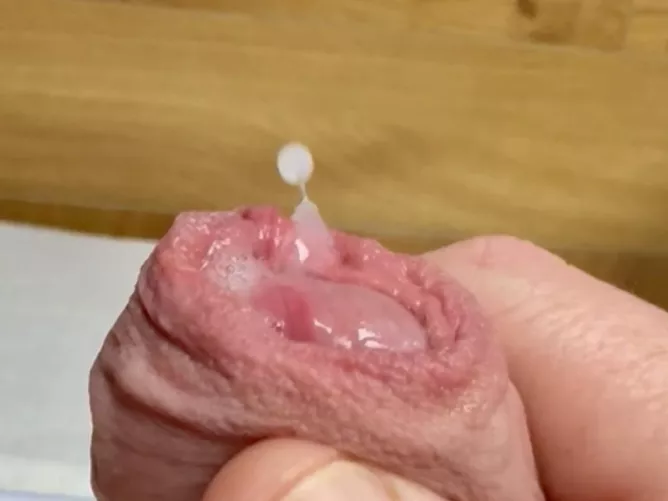 Dripping precum