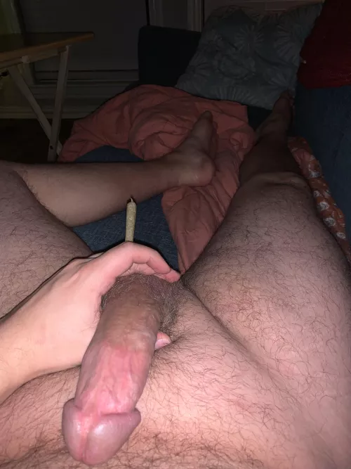 Early morning toke, want a hit? [M]