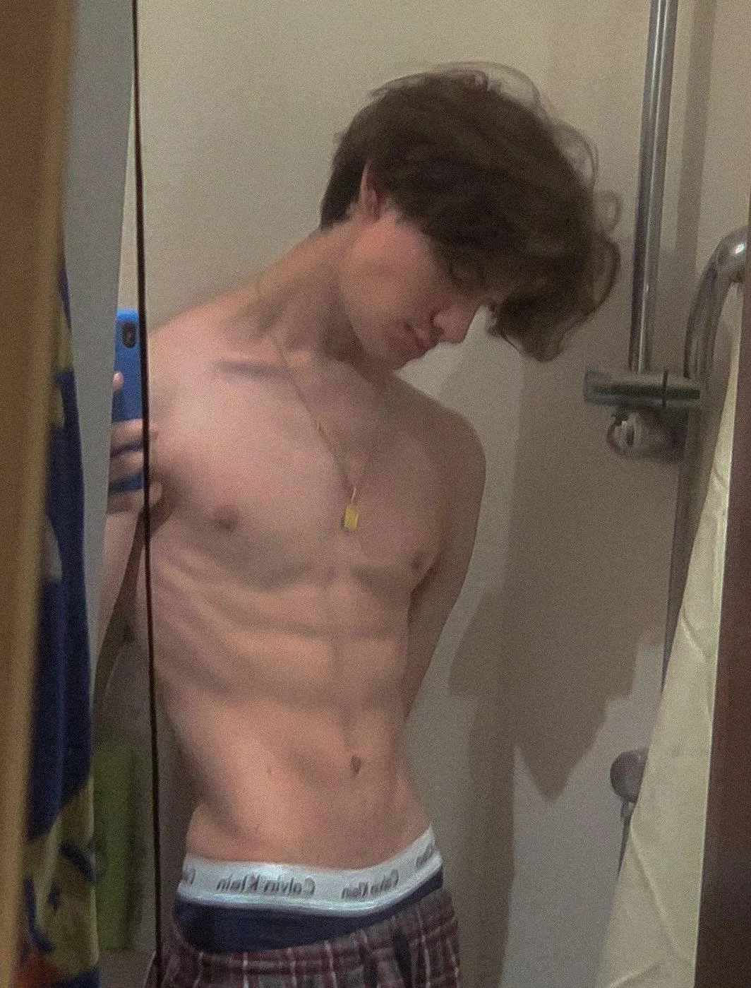 If i walked in on you with no shirt on what would you do?