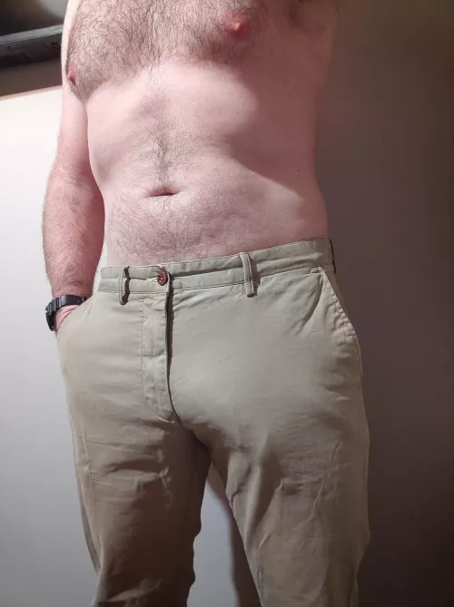 I'm not sure I should go out with these trousers