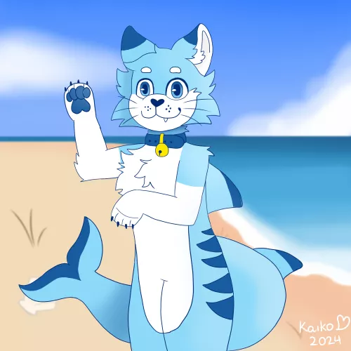 Is it a cat? Is it a fish? It's a catfish! - art by me