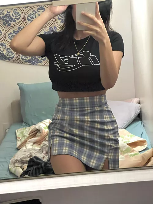 just a cute schoolgirl skirt