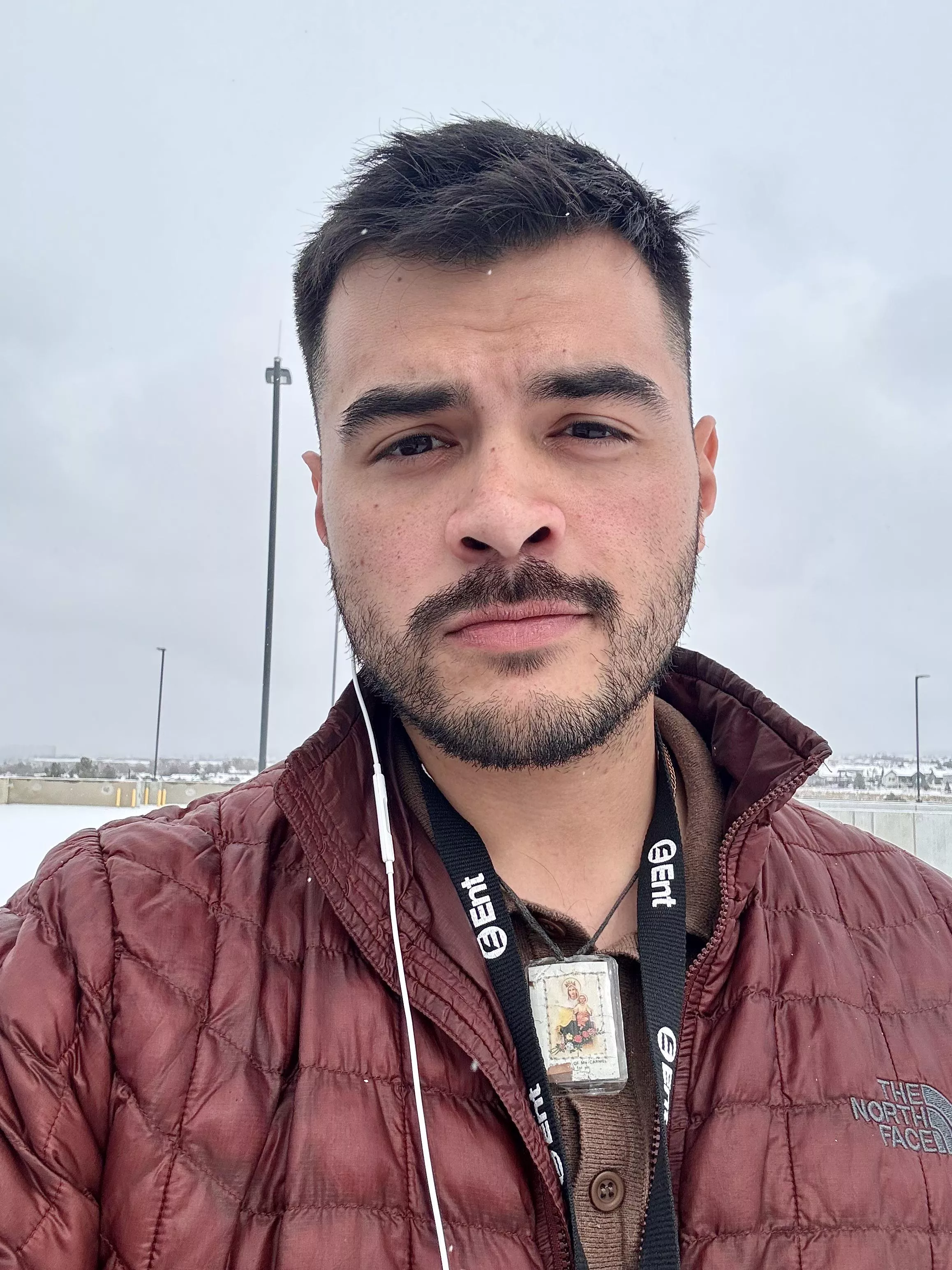 Looking for a snuggle in the snow