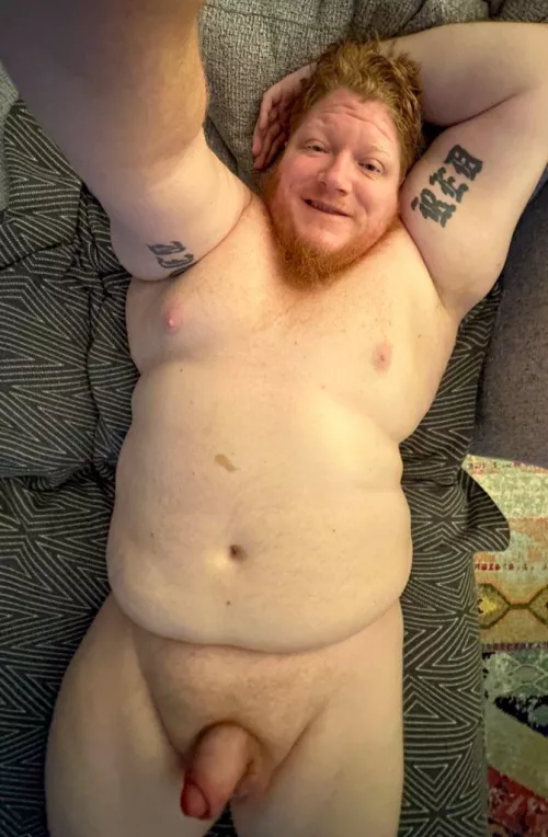 Love the heft of a freshly pumped cock!