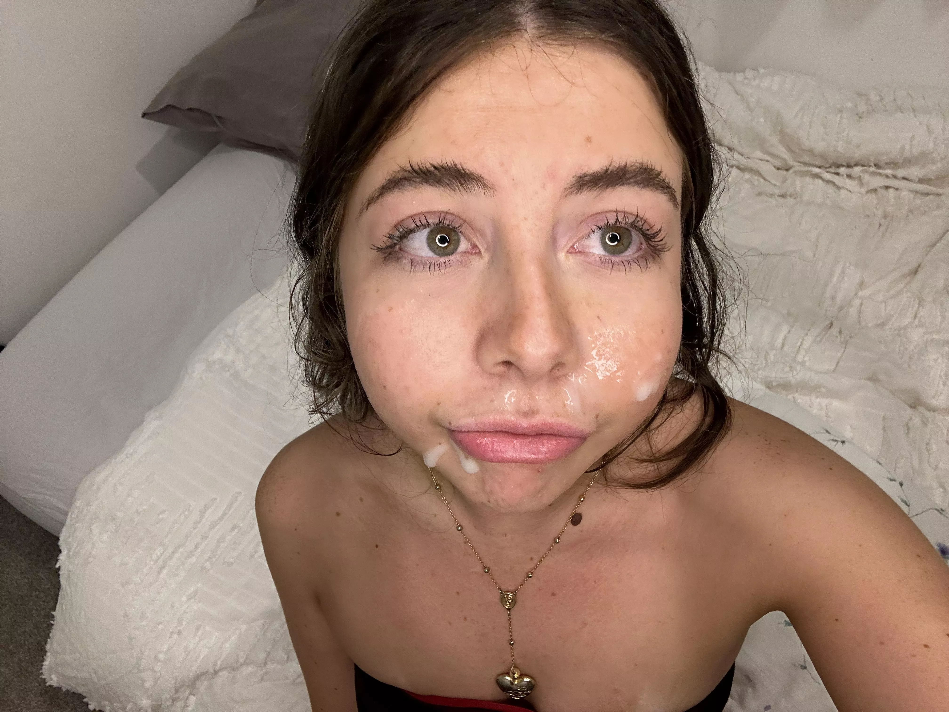 Morning facial skincare routine