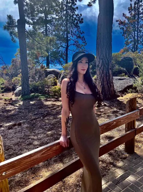 My mom didn’t think this dress was appropriate for a hike