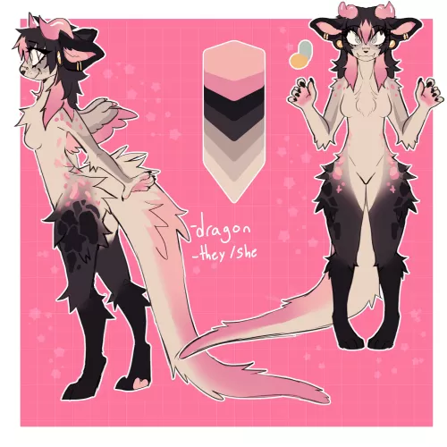 New fursona :) (art by me)