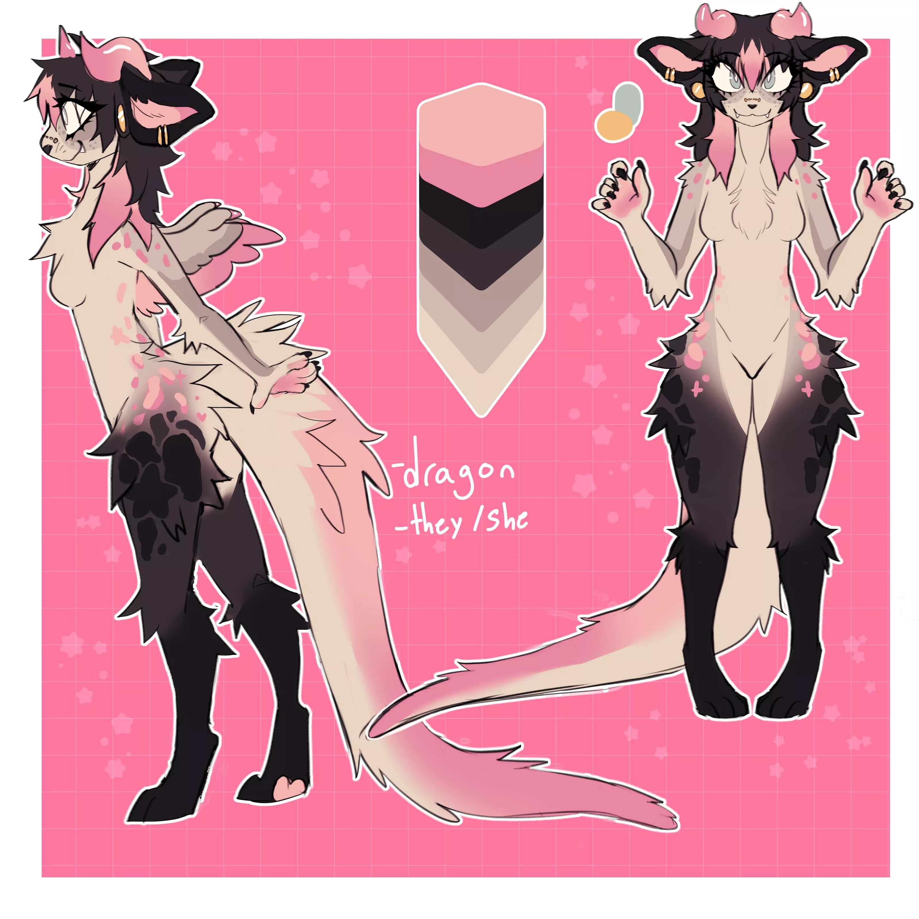 New fursona :) (art by me)