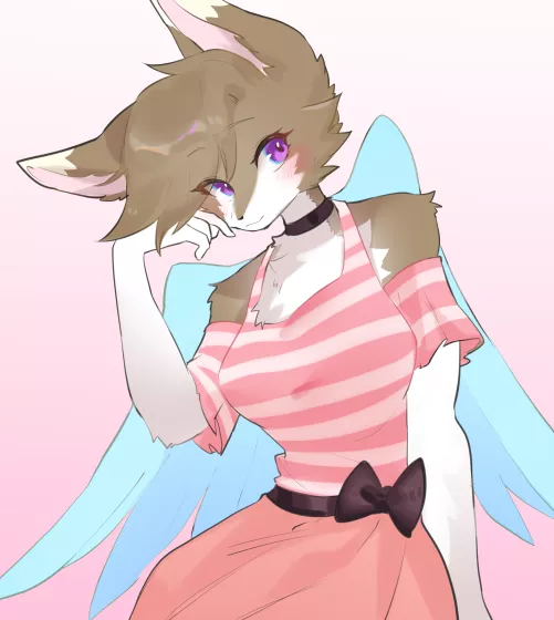 Oh um.. hai! 💖 - a com I got from @/ScribbledMoon !!