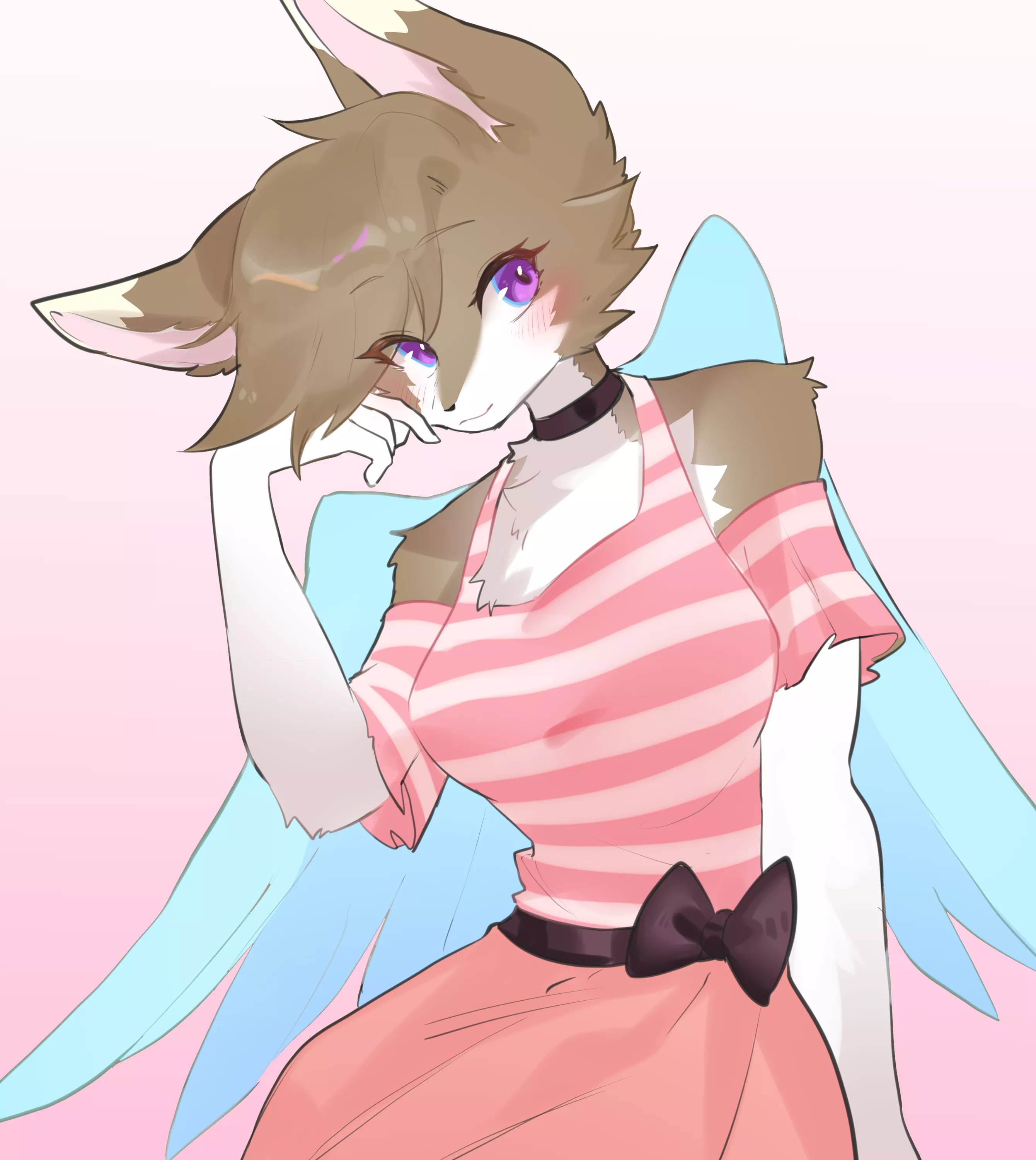 Oh um.. hai! 💖 - a com I got from @/ScribbledMoon !!