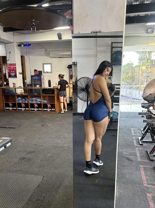 Solid glutes in action