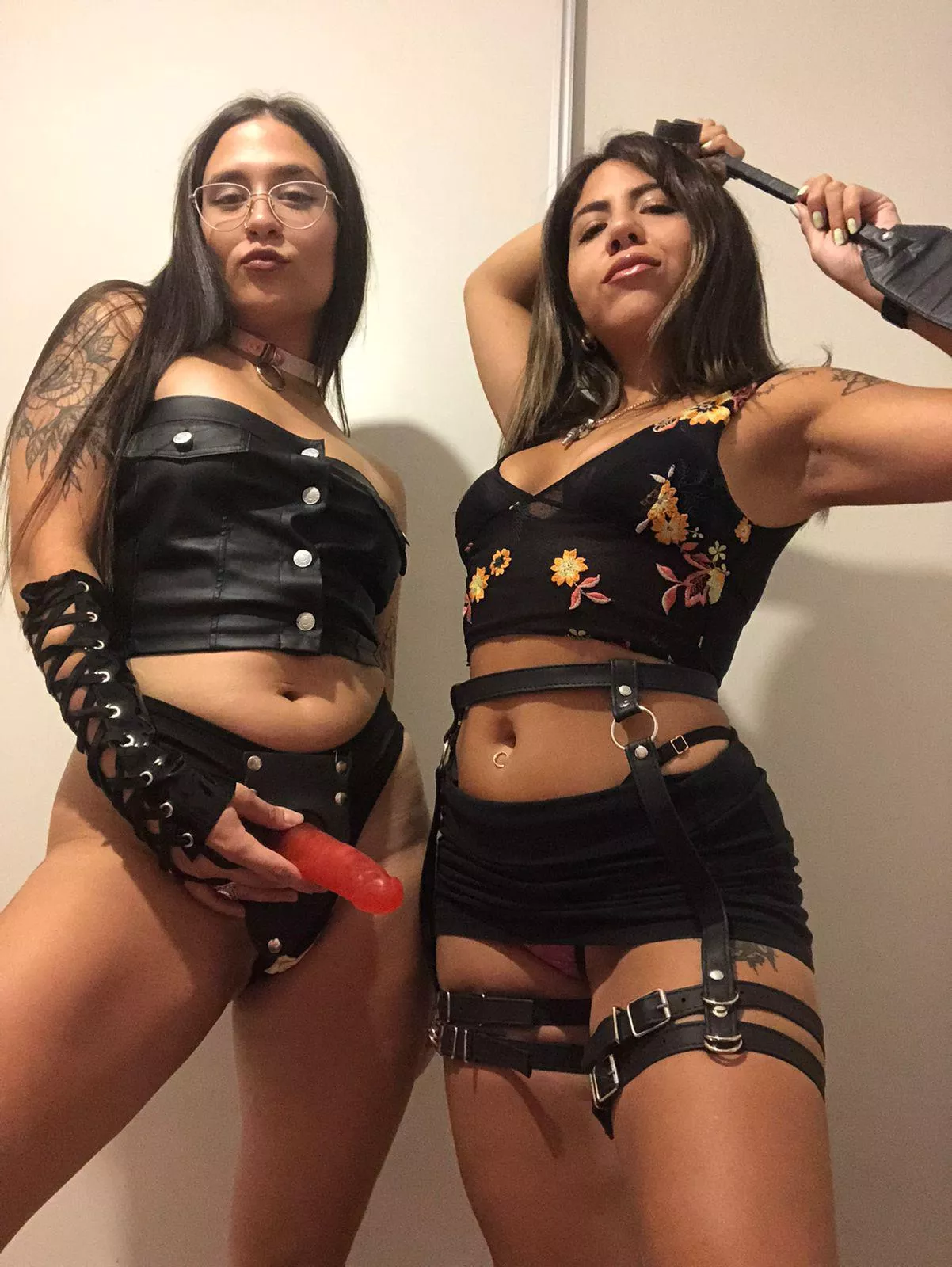 Two mommies will fuck one slut this night