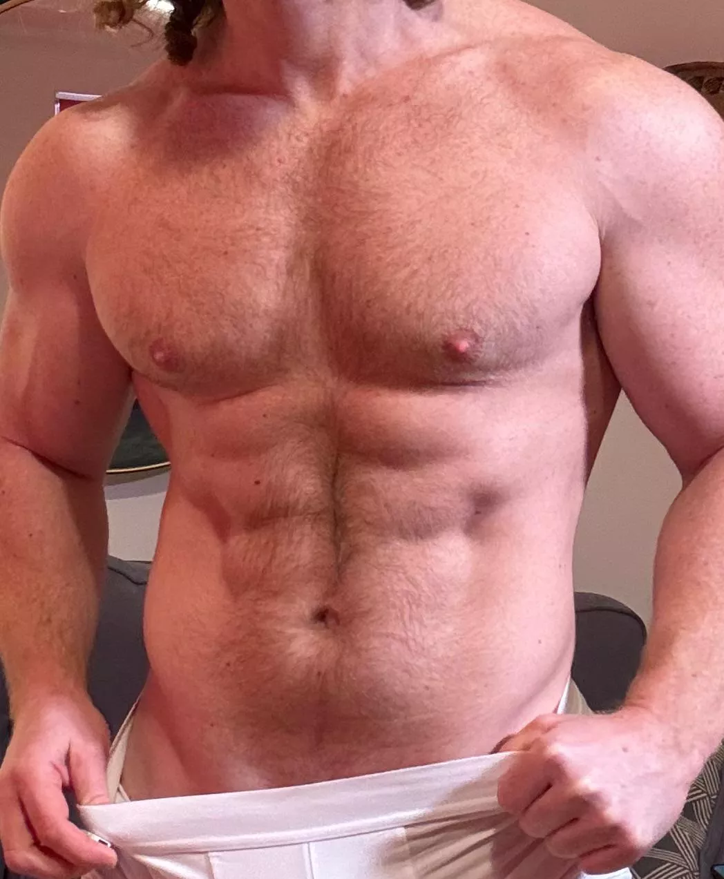 Wanna sleep on my fuzzy chest tonight?