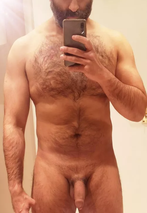 When the light hits just right.