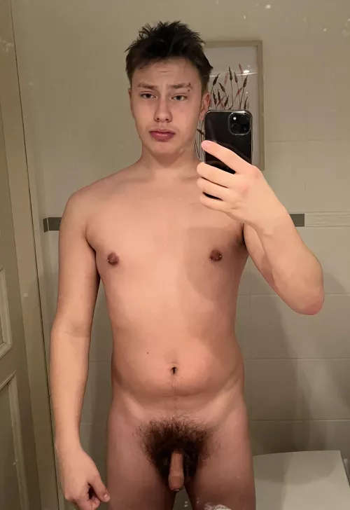 Will you kiss my lips or cock?