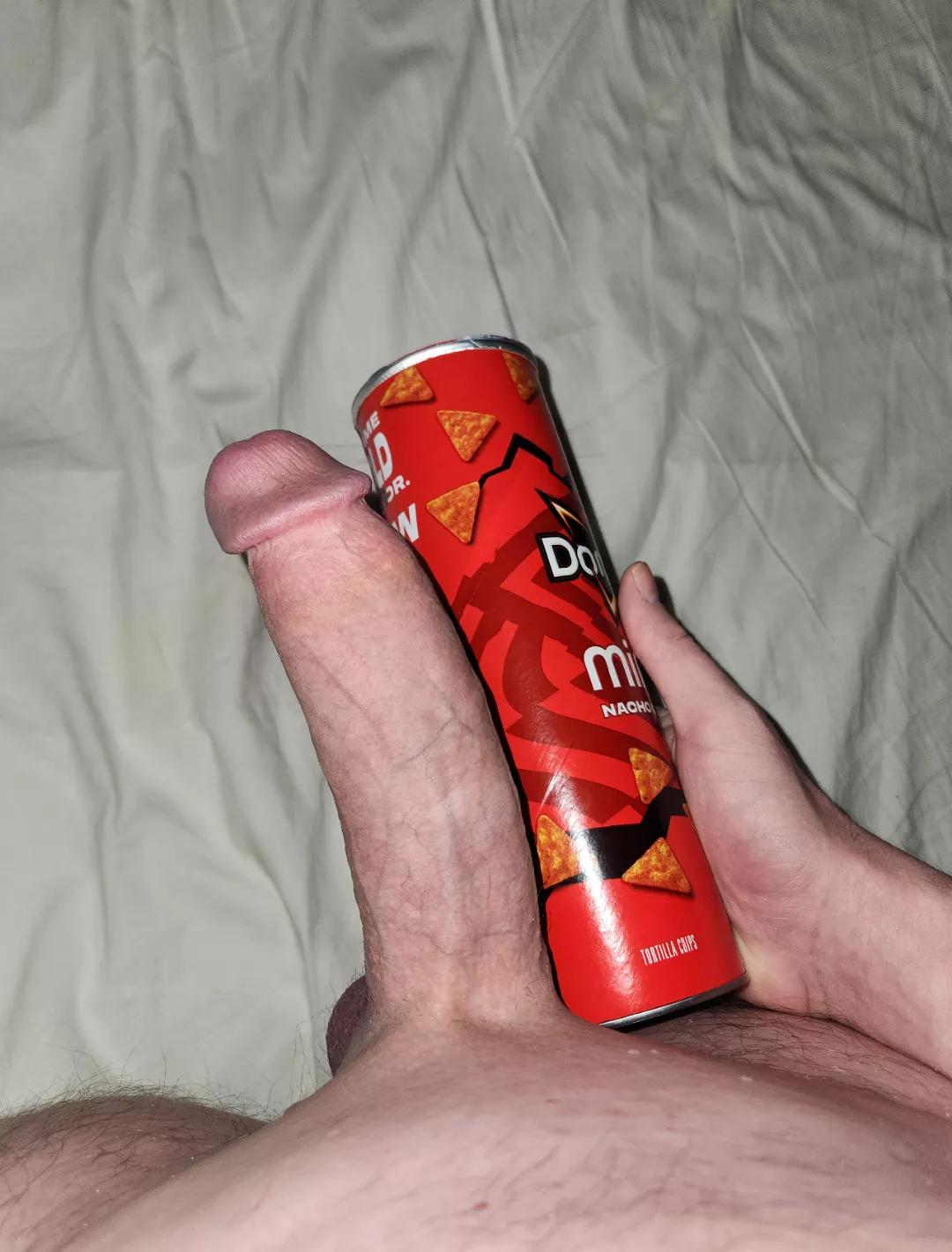 Almost as thick and long as a 'pringles' can. You want it?