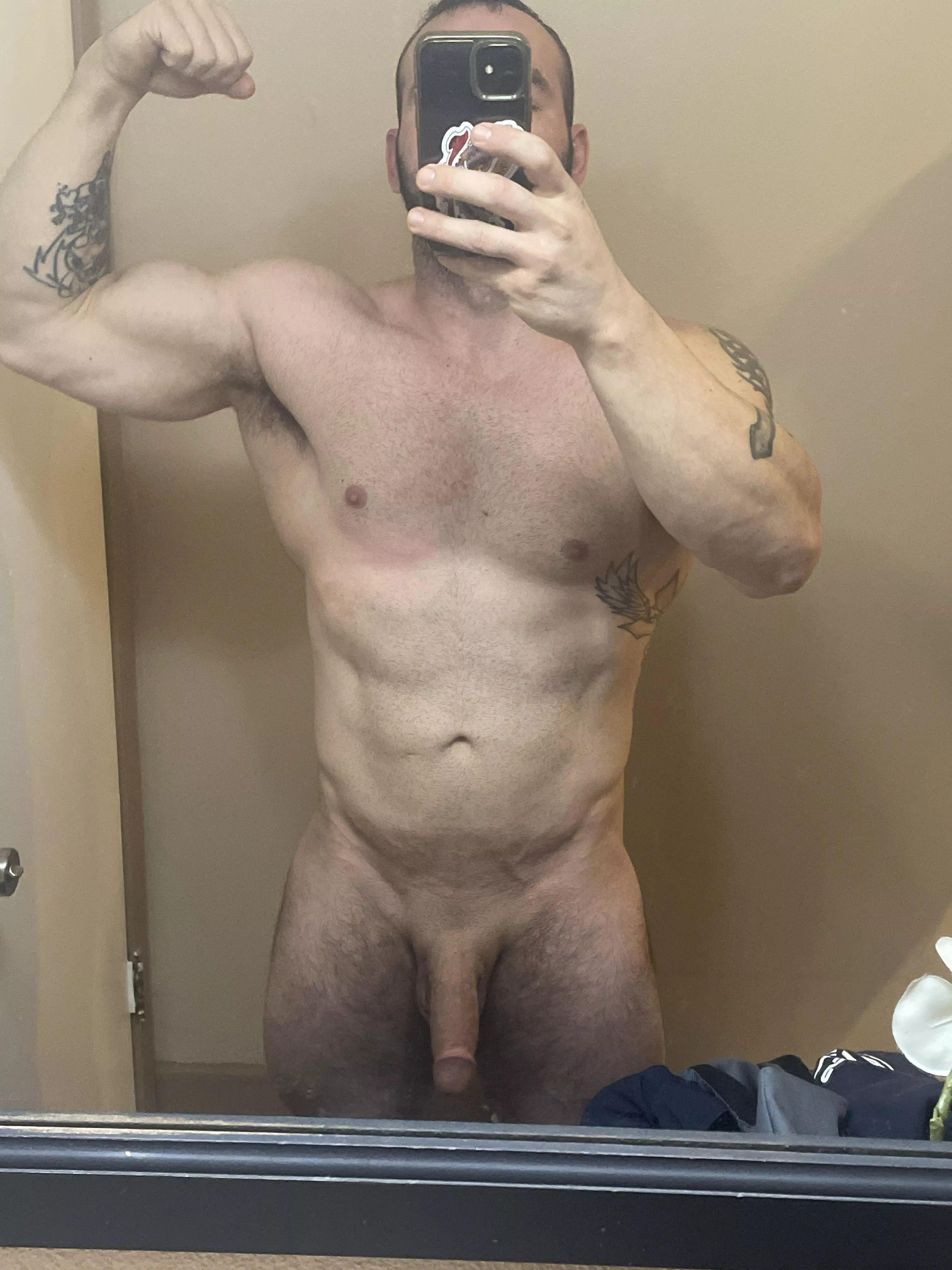 Any ladies care to join a post workout shower?