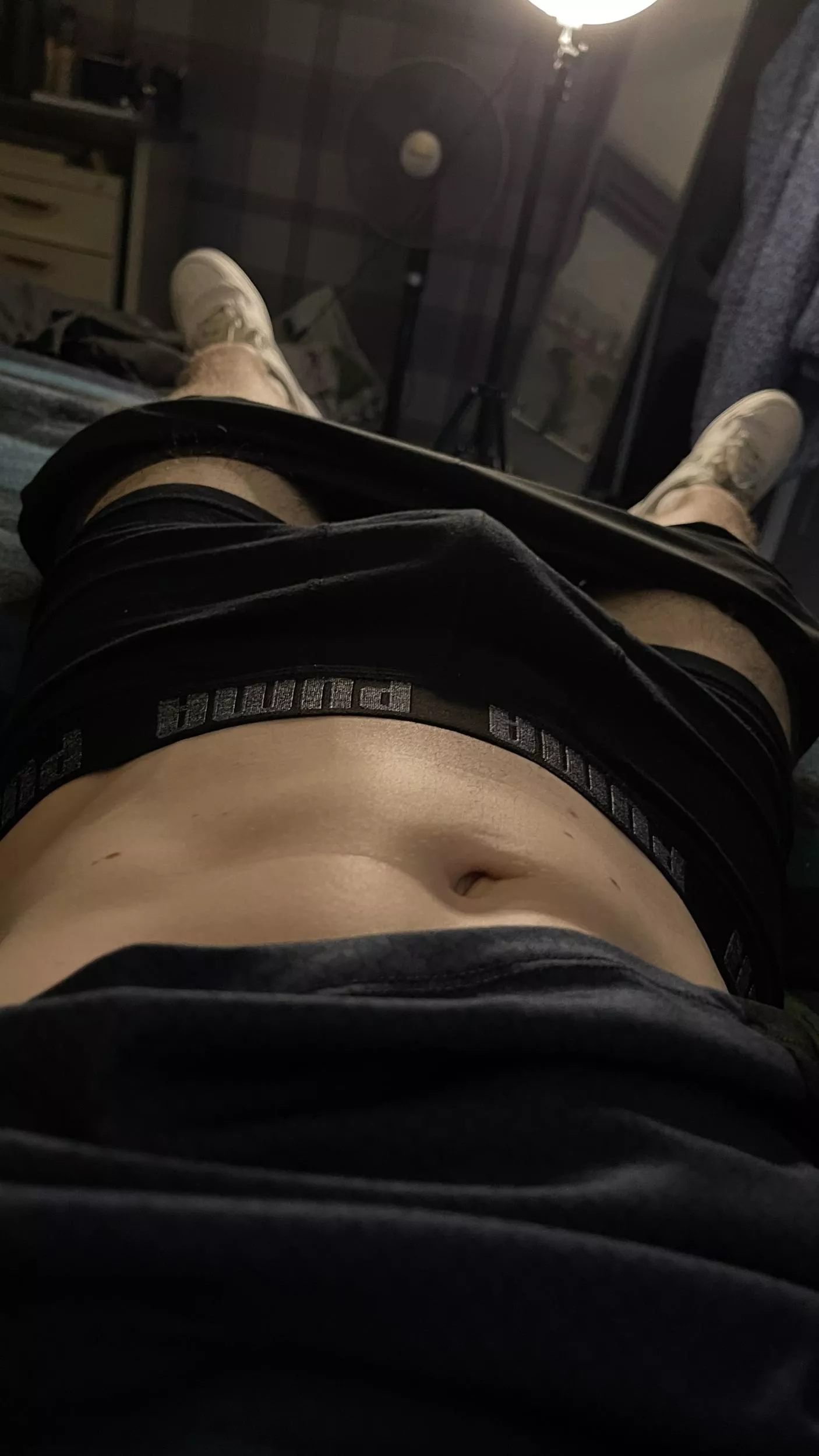 Black boxers white socks 🥵