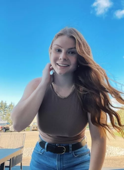 Busty Country Redhead