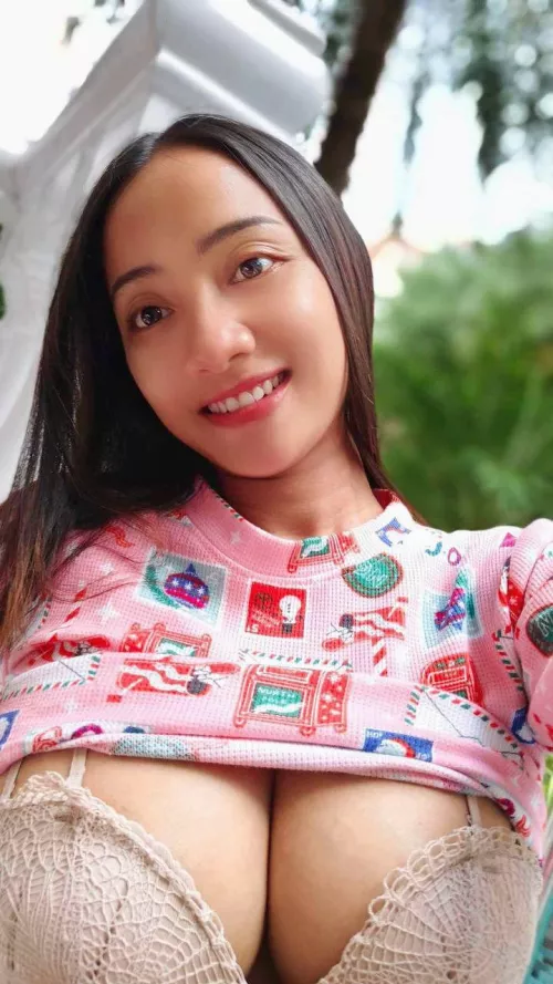 Can you believe how big these boobies are?