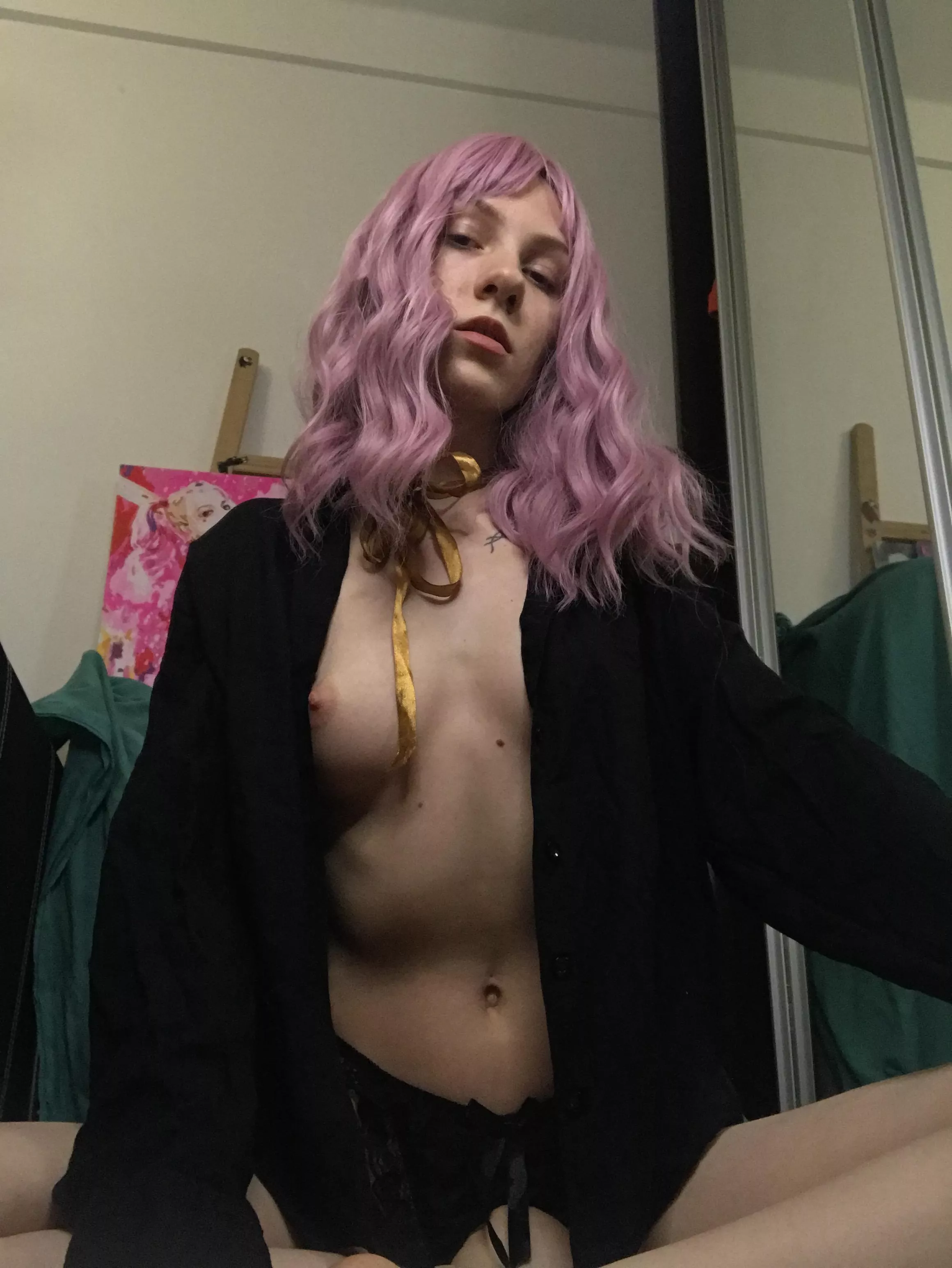 Careful, my boobs can hypnotize