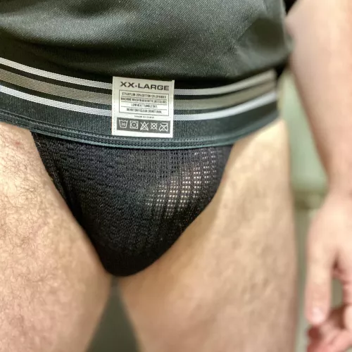 First time using a jockstrap, not much left for your imagination I guess 😅