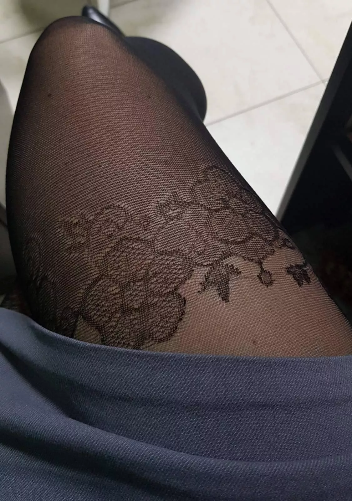 Flowers on my legs..