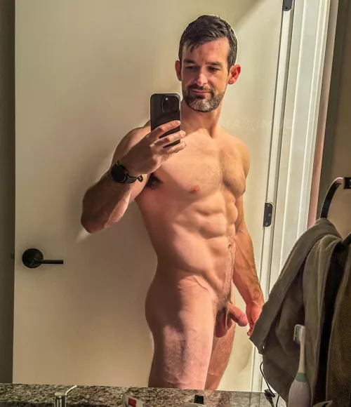 Fresh out of the shower 🚿