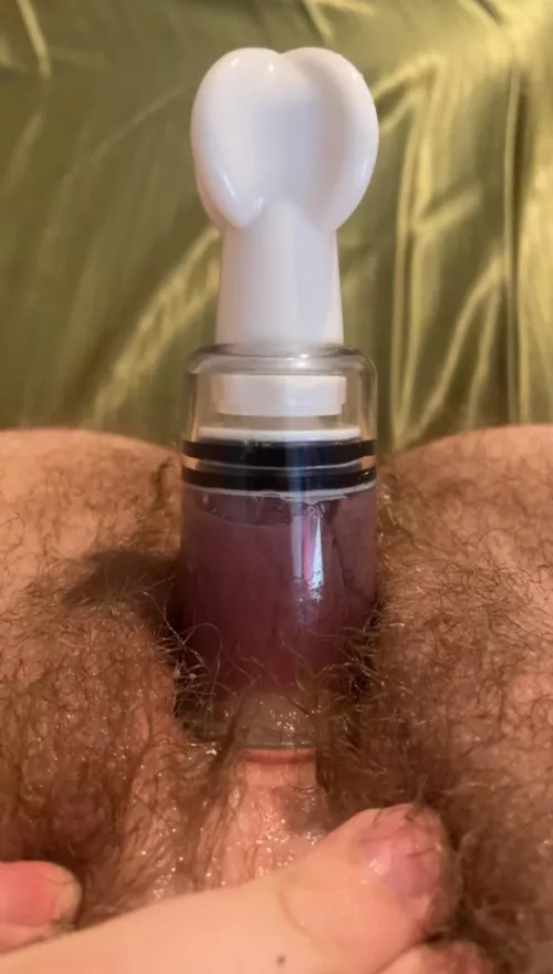 [FtM, he/him] pumping my needy little cock <3