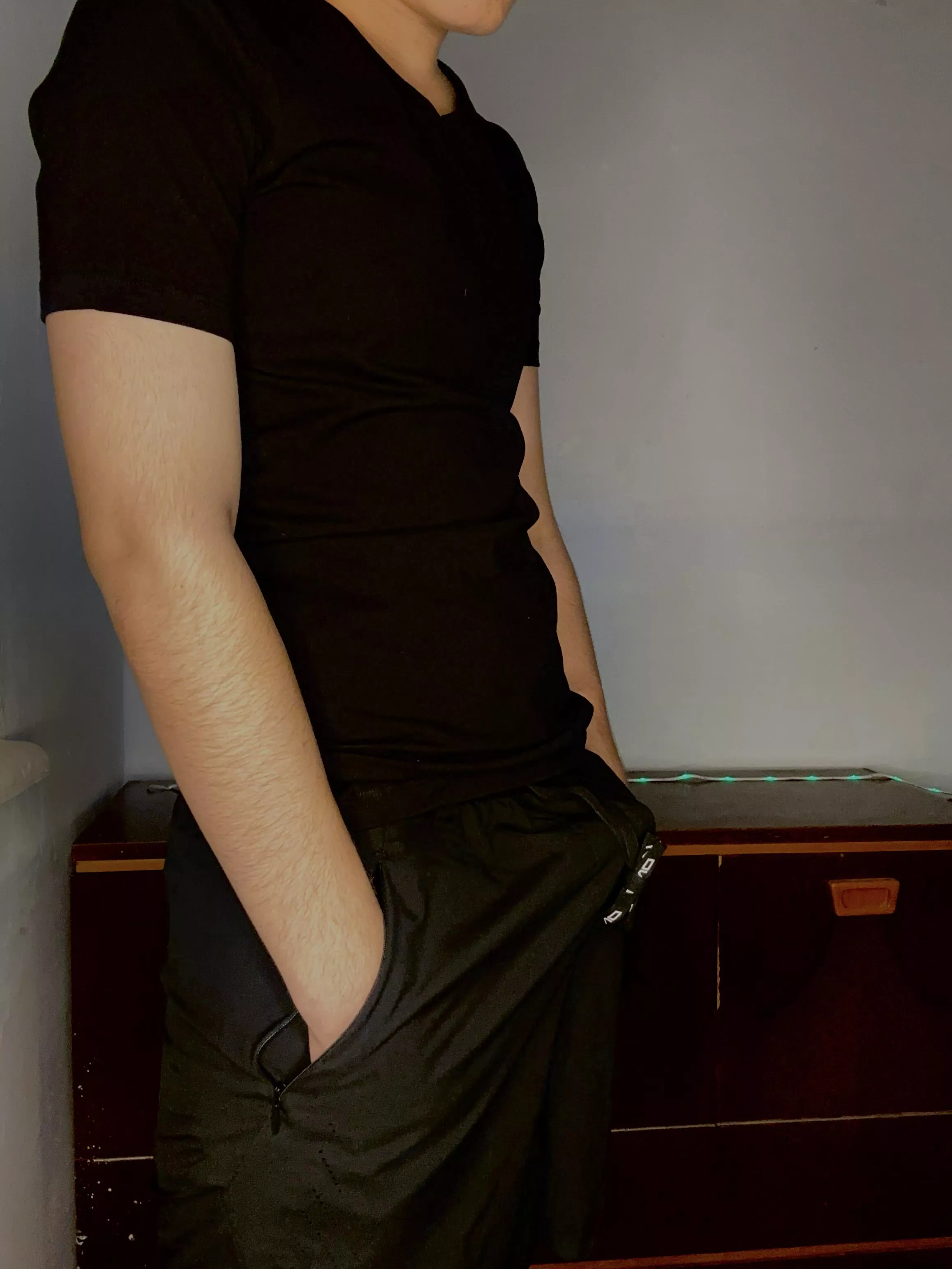 gray or black shorts?