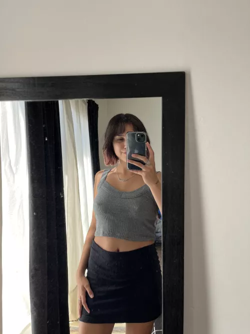 I know what you're thinking, but it's so comfortable being without a bra