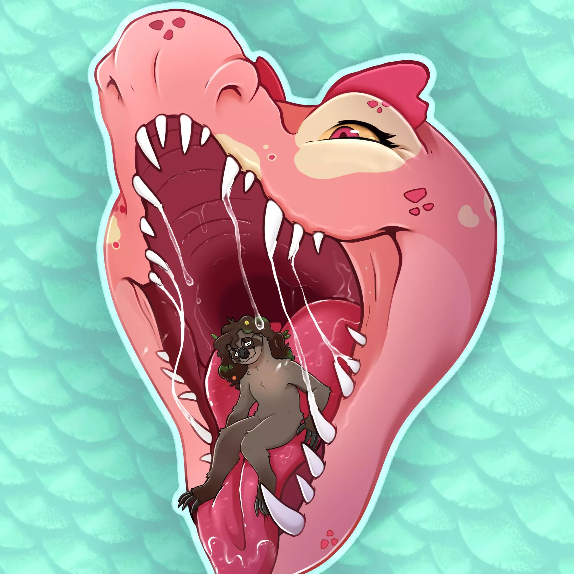 {image} Vore Profile Pic (OC by SinisterScalez)