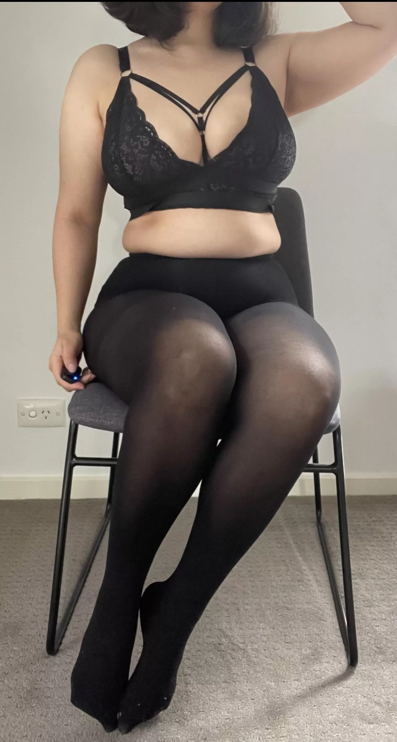 Is the pantyhose on or off babe?