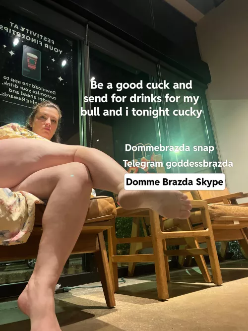 It’s Saturday night cucky come submit and serve