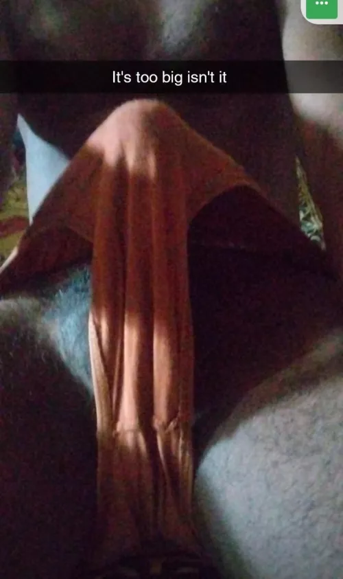 It's too big isn't it?