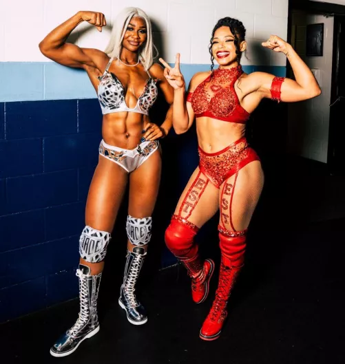 Jade Cargill and Bianca Belair