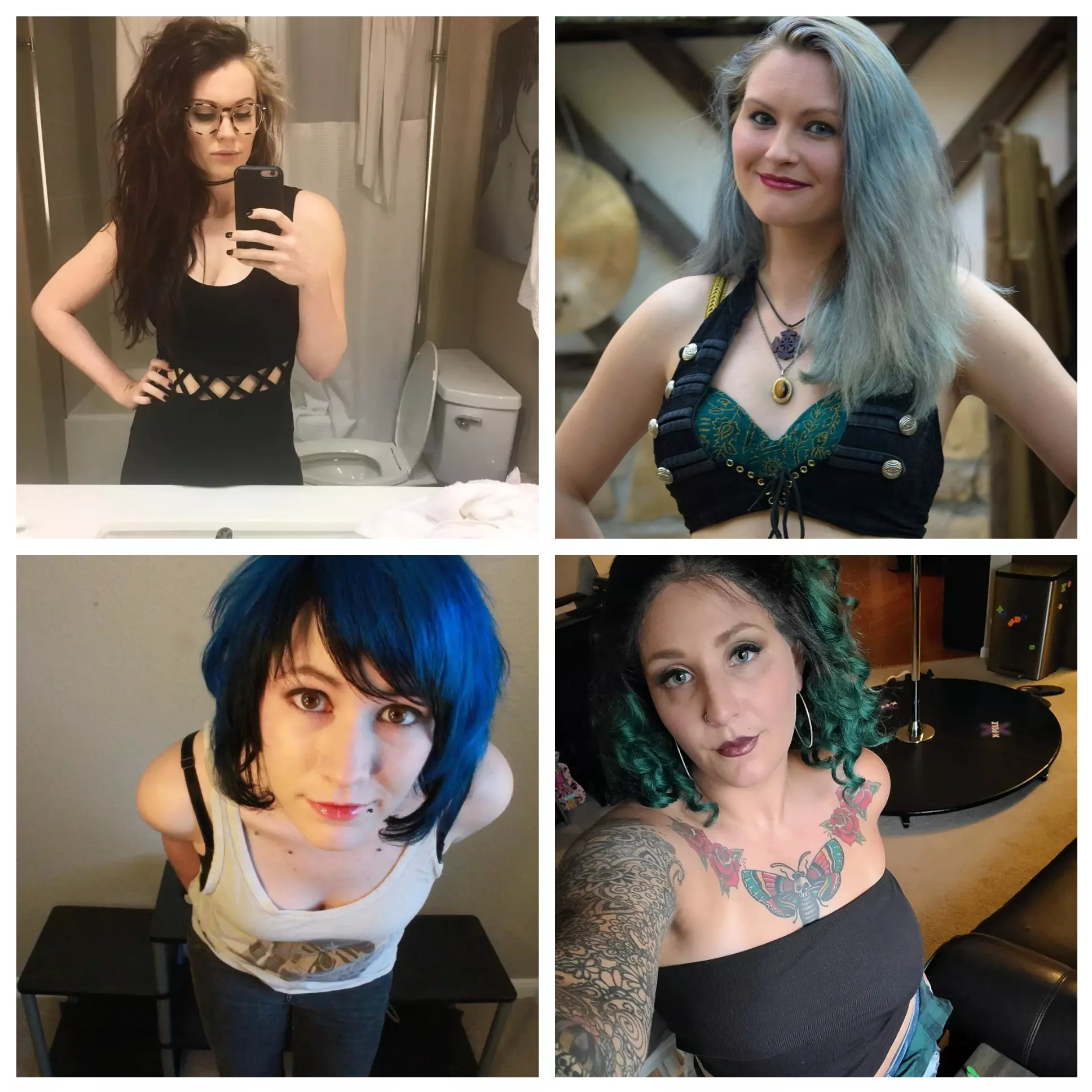 My gf and her friends. Hottest to ugliest be brutally honest