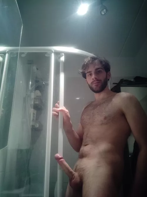 My partner is working. Who's keeping me company in the shower?