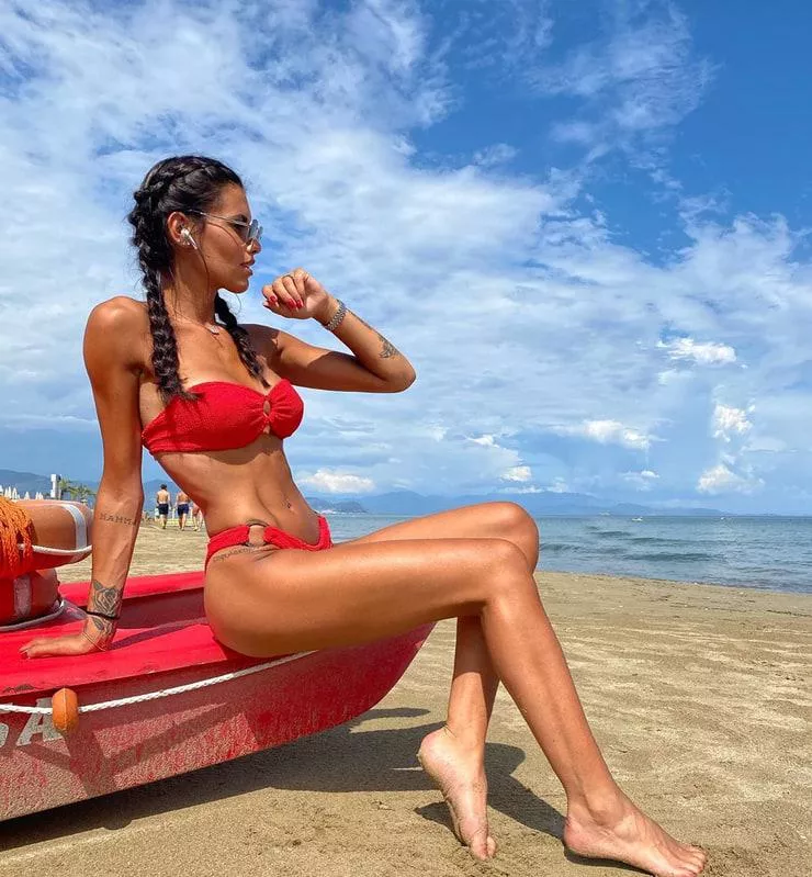 Red bikini