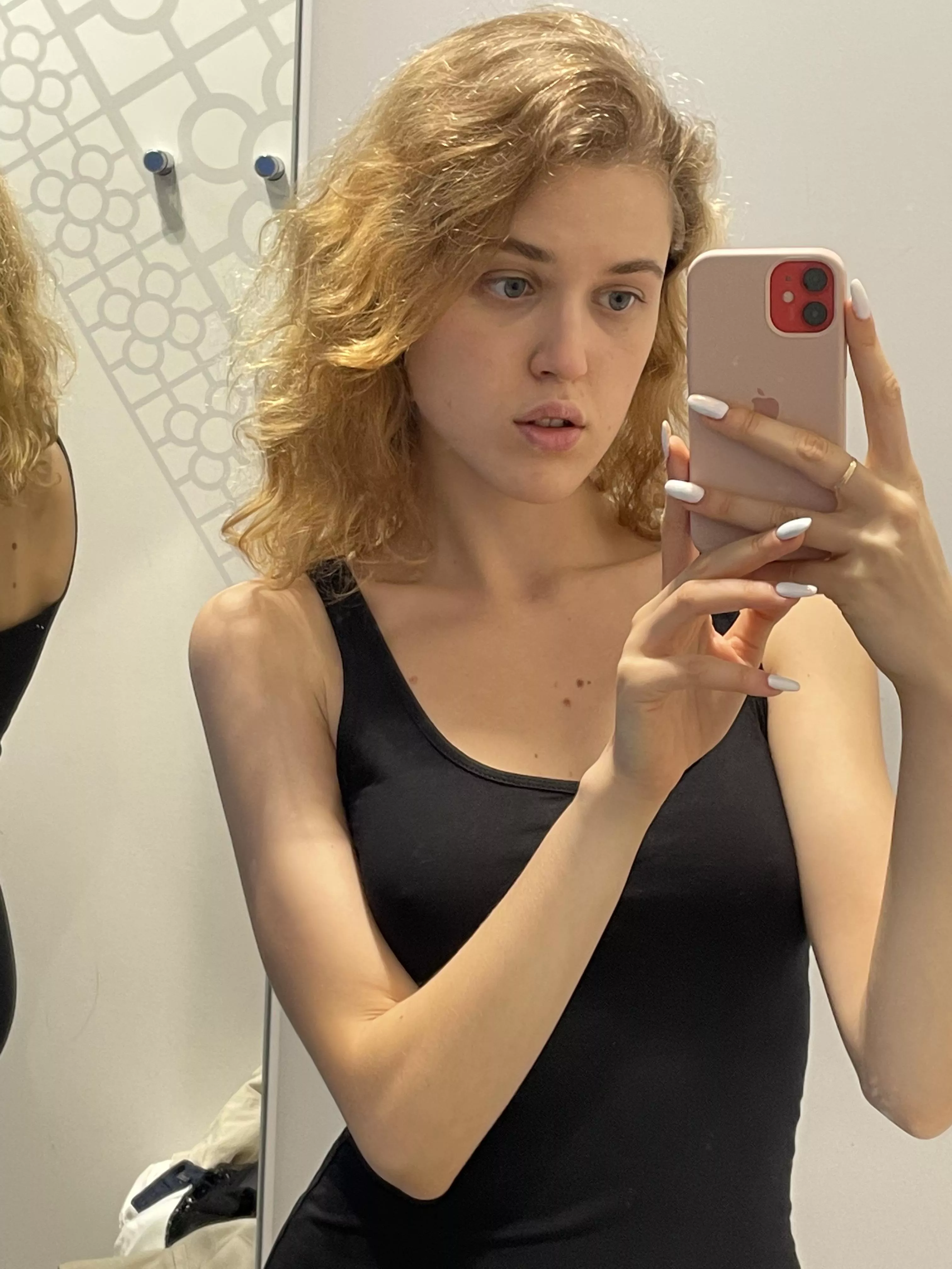 Selfie before bathing