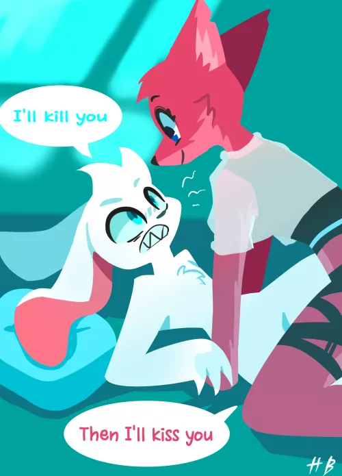 Spear VS Shield /art by me