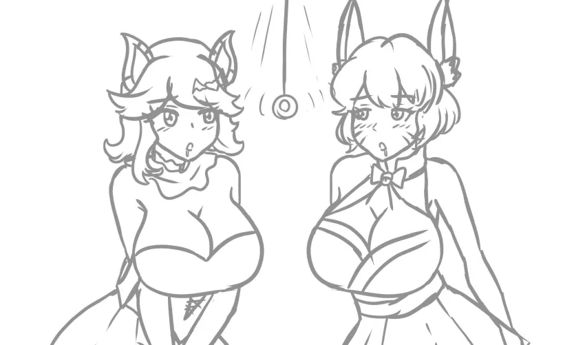 Stop thinking... Focus girls (CoffinQT & EasterTiger)