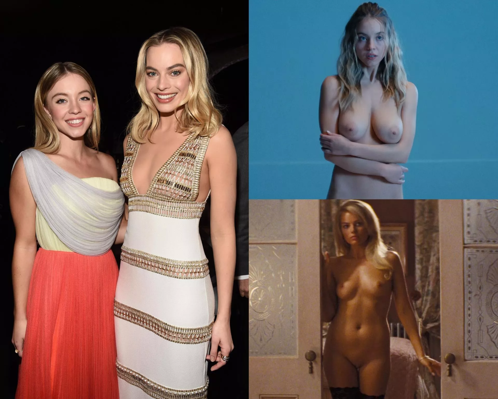 Sydney Sweeney and Margot Robbie