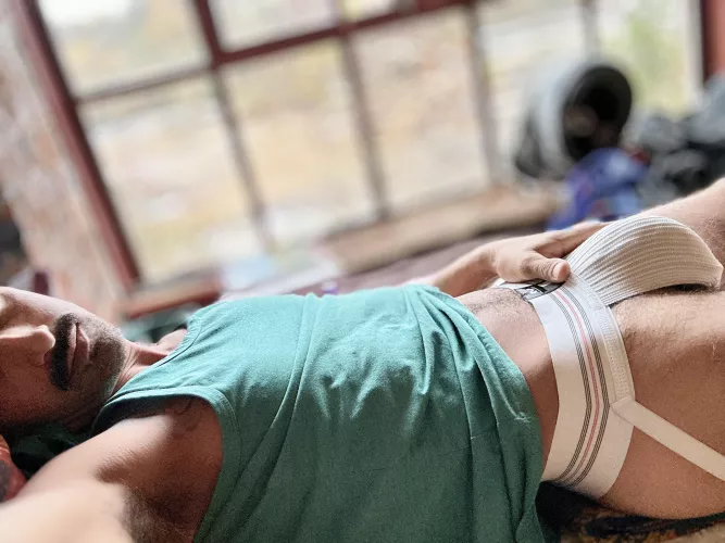 The best part about the super bowl is checking for the player’s jockstrap lines under their pants 😜😈