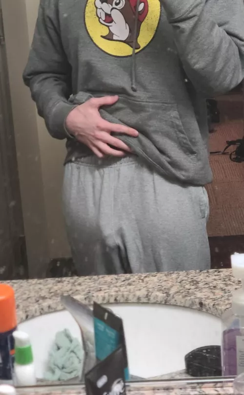 too much? should I change sweatpants?