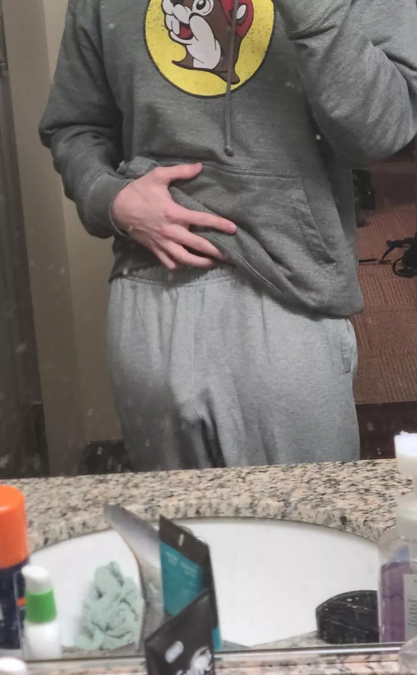 too much? should I change sweatpants?