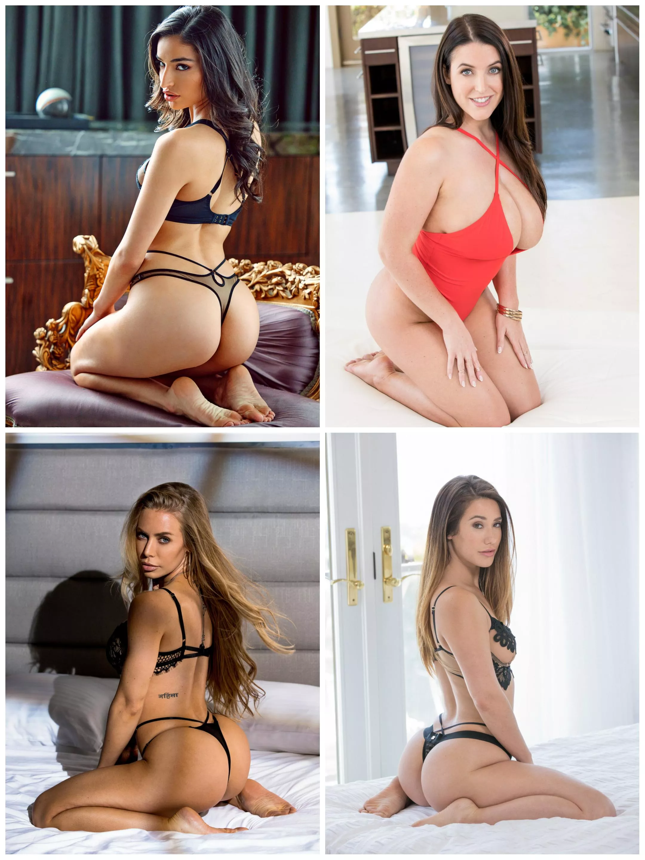 Vixen Angels Tournament - Quarterfinals: Pick 2 of your favorites for the next round - Part 4: [Emily Willis] vs [Angela White] vs [Nicole Aniston] vs [Eva Lovia]
