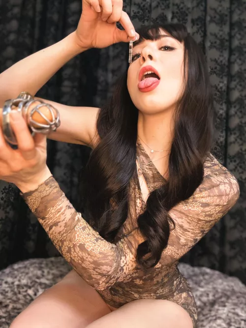 With these keys gone, you’re going to be My locked cuck forever!✨