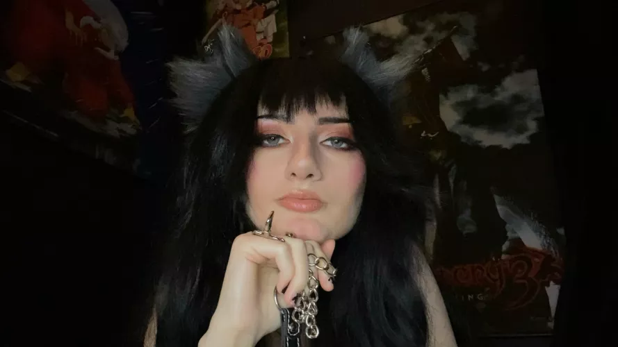 would you be a good collared bunny for this wolf?